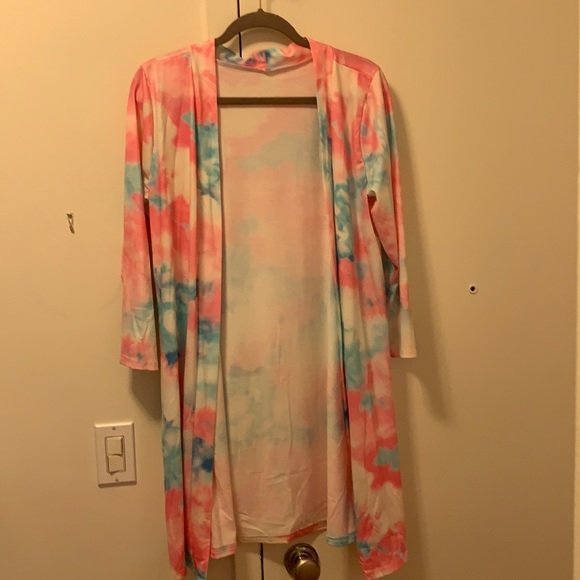 Hand Crafted Sweaters - Tie Dye Cardigan